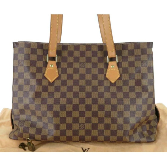 Louis Vuitton Handbags - 100% Auth LOUIS VUITTON DAMIER COLUMBINE Tote Bag